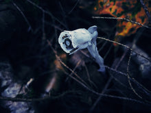 Load image into Gallery viewer, Ghost Flower. solid perfume with in house extract of wild fresh monotropa uniflora, "ghost pipe," "ghost plant." Rare, limited quantity. December 2022