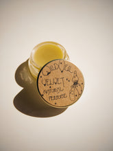 Load image into Gallery viewer, Velvet. natural perfume. nap of dark crushed velvet petals, iris ink. November 2022