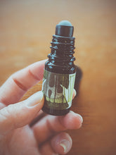 Load image into Gallery viewer, Huntress. natural perfume. wild herb garden, giant trees, green woods, wet earth. June 2023