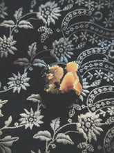 Load image into Gallery viewer, Gothic Amber. natural perfume. Dark amber fit for bayous, lace chokers, sterling heart lockets, black cameos, and tasseomancy. October 2024