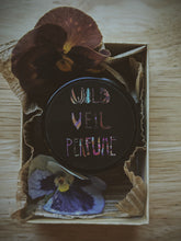 Load image into Gallery viewer, Castle. tarot perfume. deglet noor dates, saffron, pistachio, black roses, cardamom, chestnut, flint, stone, and mahogany. November 2024