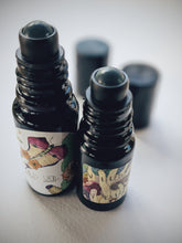 Load image into Gallery viewer, Haunt. natural perfume. amber-honey incense, smouldering resins. April 2023