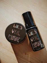 Load image into Gallery viewer, Castle. tarot perfume. deglet noor dates, saffron, pistachio, black roses, cardamom, chestnut, flint, stone, and mahogany. November 2024