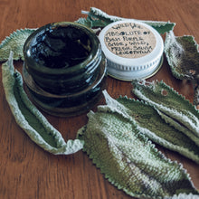 Load image into Gallery viewer, Sage Scrub. Natural perfume fixative. Homegrown white, baja, and black sages and chaparral.