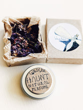 Load image into Gallery viewer, Haunt. natural perfume. amber-honey incense, smouldering resins. April 2023