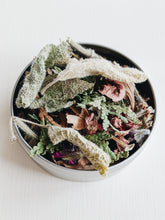 Load image into Gallery viewer, Ghost incense. Perfumer-grown cured herbs and woods. Dominican sage, northern white cedar, scented geranium, patchouli.