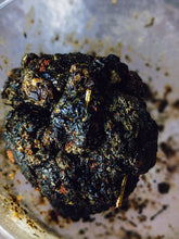Load image into Gallery viewer, Inchoate Neri-Koh Incense. Zaatar, Malawi camphor basil, scented geranium, black sage, roses (alba, moss, damask, musk, and gallica), apricots, cardamom, wild fir balsam and red spruce boughs.