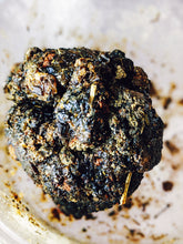 Load image into Gallery viewer, Inchoate Neri-Koh Incense. Zaatar, Malawi camphor basil, scented geranium, black sage, roses (alba, moss, damask, musk, and gallica), apricots, cardamom, wild fir balsam and red spruce boughs.