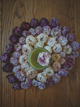 Load image into Gallery viewer, Rose Milk. enfleurage perfume. rosa centifolia, milk oolong, calamondin enfleurage, tahitian vanilla, mysore sandalwood, khadrawi dates. February 2022