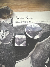 Load image into Gallery viewer, Black Fox. natural perfume. black amber fougère with brisk camphor fur. May 2023