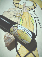 Load image into Gallery viewer, Cottonmouth. botanical perfume from long term tinctures. jasmine rice, cognac, lapsang souchong, lanolin, roses, incense, henna, rock musk. January 2022