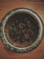 Dark Fruit. natural perfume. fruit taken past ripeness: cured, concentrated, stained purple-black and sinking into earth. stone fruit, date, fig, and raisin perfume with in house, aged, rare extracts. September 2026