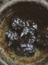 Load image into Gallery viewer, Dark Fruit. natural perfume. stone fruit, date, fig, and raisin perfume with in house, aged, rare extracts. September 2026
