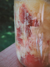 Load image into Gallery viewer, Peach Iris. enfleurage perfume. White Lady + Belle of Georgia peach, Vermont orris, osmanthus, rose. September 2026