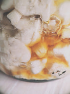Banan Gris natural perfume. Banana, ambergris, salt, and air. In house extractions of beachcast ambergris. May 2026