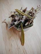 Limited Edition Crystal Chaparral Incense. Southern California Chaparral-Coastal Oak Woodlands Incense. Incense blend of wild De Luz botanicals.