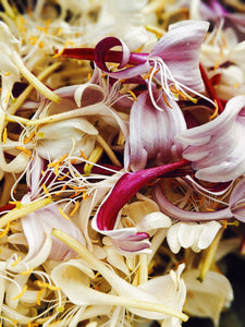 Suikazura (June-August 2020). Aged Pink and Yellow Honeysuckle Enfleurage Extrait. Organic honeysuckle perfume. Biodynamic