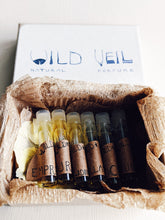 Load image into Gallery viewer, A few drops: Wild Veil natural perfume sample. Liquid only.