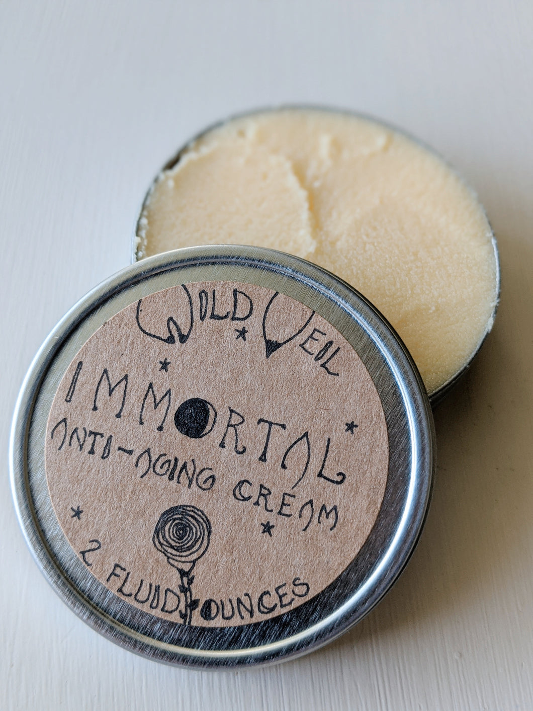 Immortal. anti-aging cream with helichrysum and nutrient dense essential oils