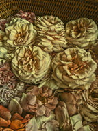 Leather Damask. natural perfume. tanned rose skin wallpaper scent. September 2022