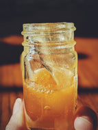 Peach Honey Absolute. Organic, handmade natural perfume ingredient.