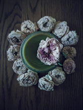 Load image into Gallery viewer, Rose Milk. enfleurage perfume. rosa centifolia, milk oolong, calamondin enfleurage, tahitian vanilla, mysore sandalwood, khadrawi dates