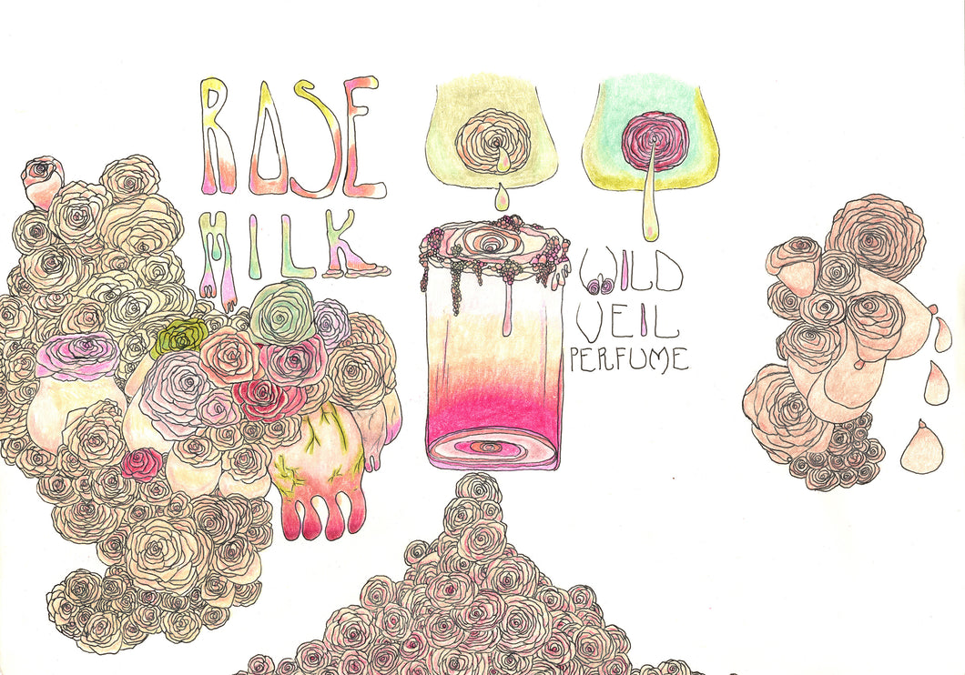 Rose Milk. Limited edition giclée art print. 10